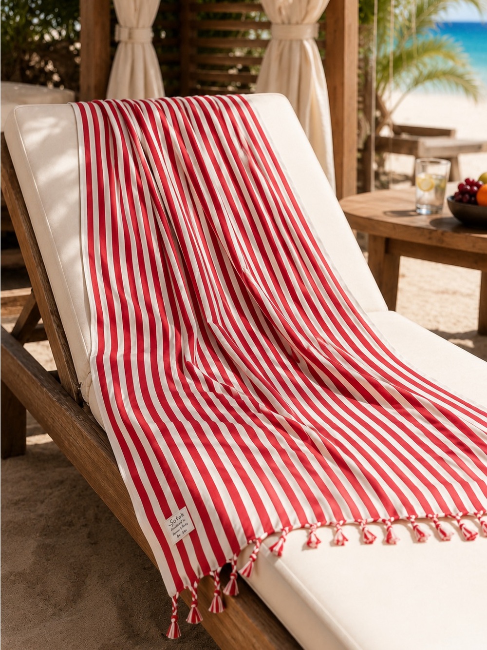 SABAH Peshtemal Fethiye Turkish Handloomed Cotton Striped Towel #0501267